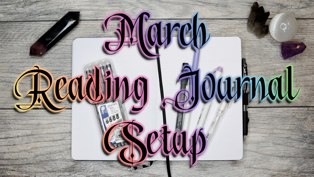 March 2021 Reading Journal Setup