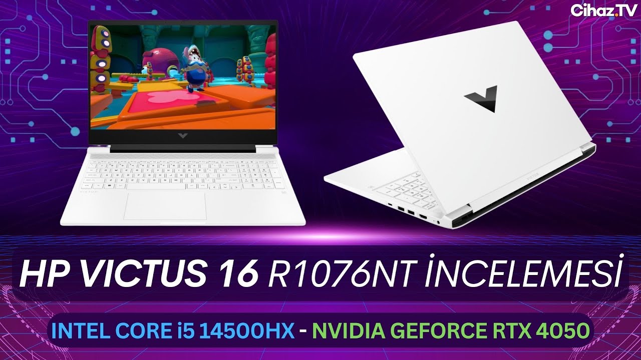HP Victus 16-R1076NT 9J277EA i5-14500HX RTX 4050 İnceleme Oyun FPS ve Sıcaklık Testleri