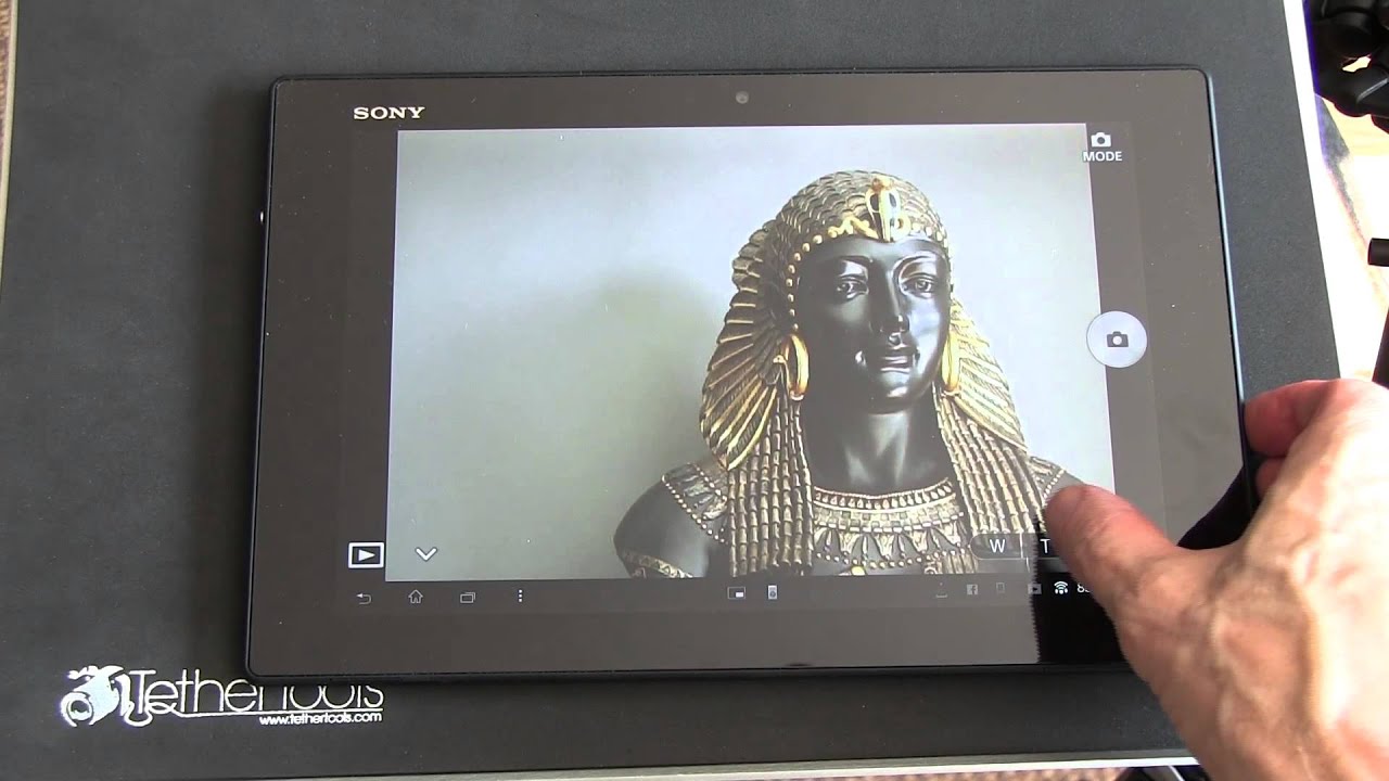 Controlling Sony RX100 II Camera by Wi-Fi with Xperia Tablet Z