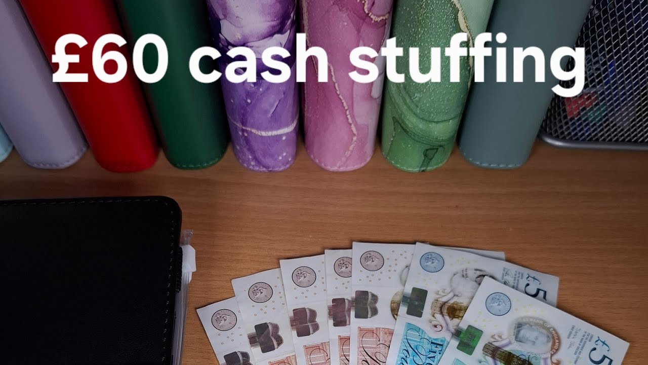 £60 Cash Stuffing 💷 | Sinking Funds + Fun Savings Challenges | UK Budgeting