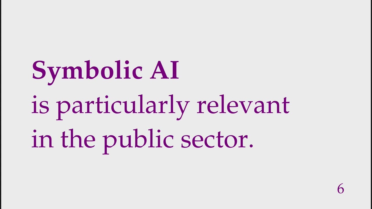 The Need for Symbolic AI Programming Languages in the Public Sector