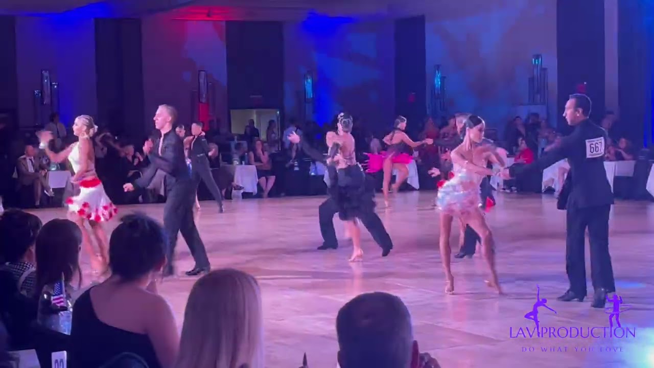 Kairat Algadaev & Julia Seleznyov | Cha Cha | Am Lat, MANHATTAN DANCE CHAMPIONSHIPS 2025