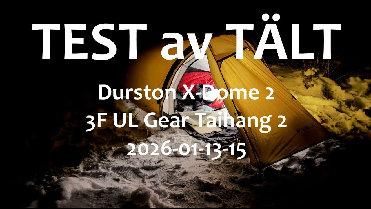 Jämföra Durston X-Dome 2 med ett Taihang 2 från 3F UL Gear.
