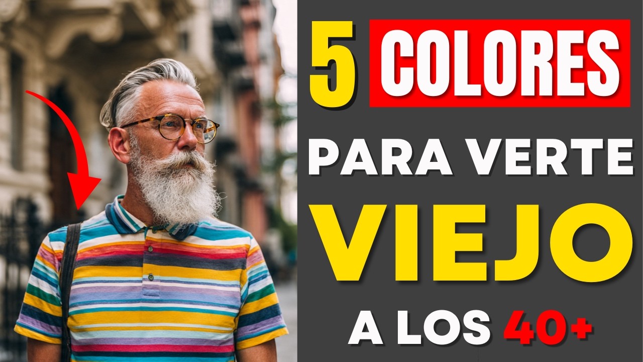 5 Colores de Ropa que Te Hacen Ver Viejo (y cuáles usar a los 40+)