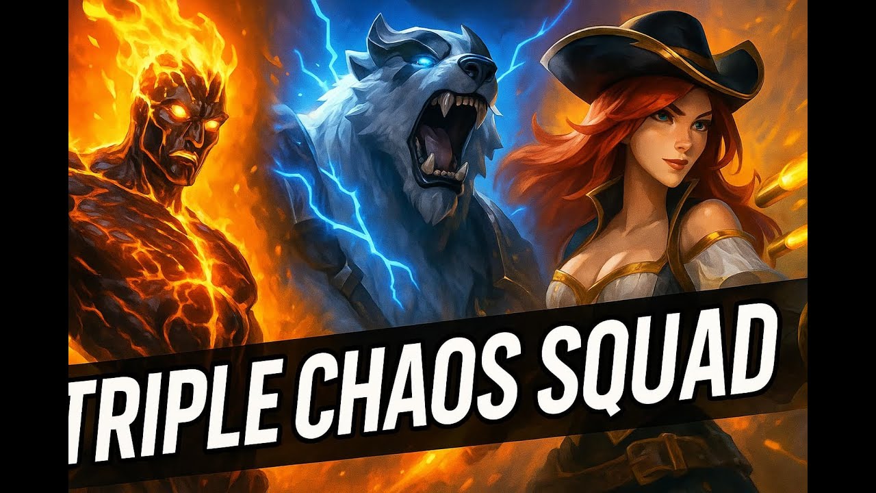 Triple Chaos Squad in League! Brand + Volibear + Miss Fortune