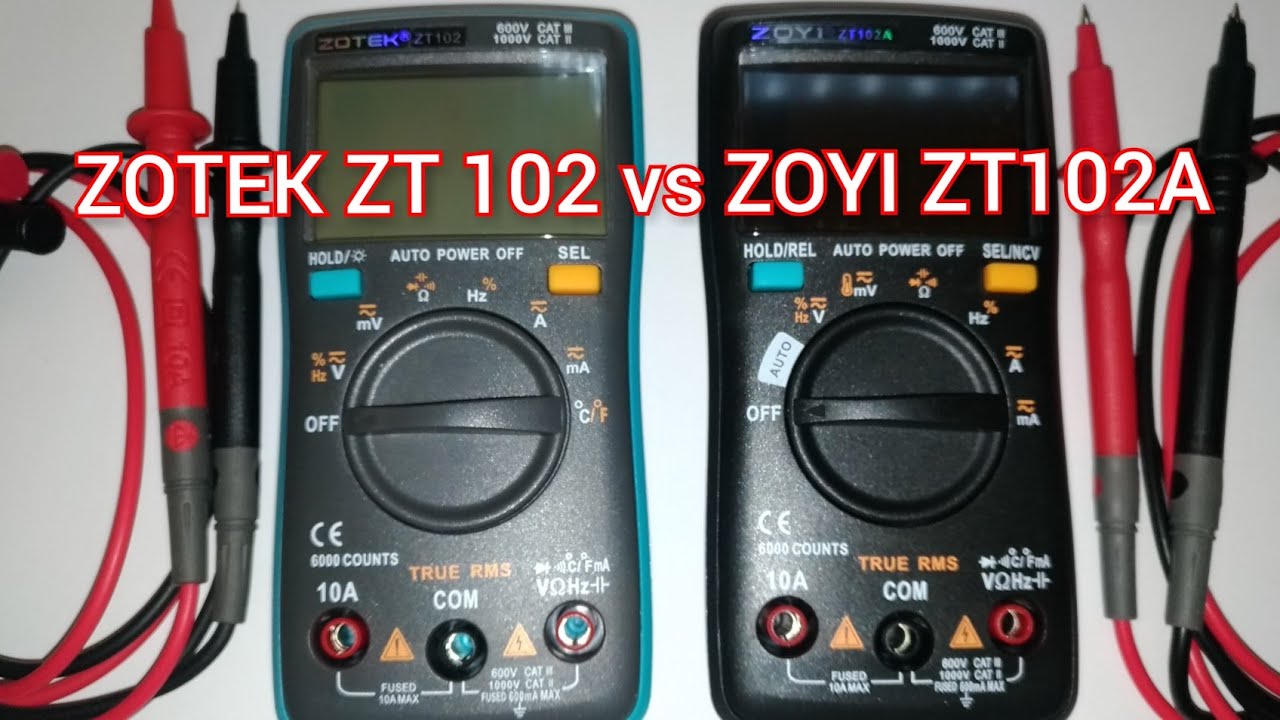 ZOYI ZT102A otomatis vs ZOTEK 102
