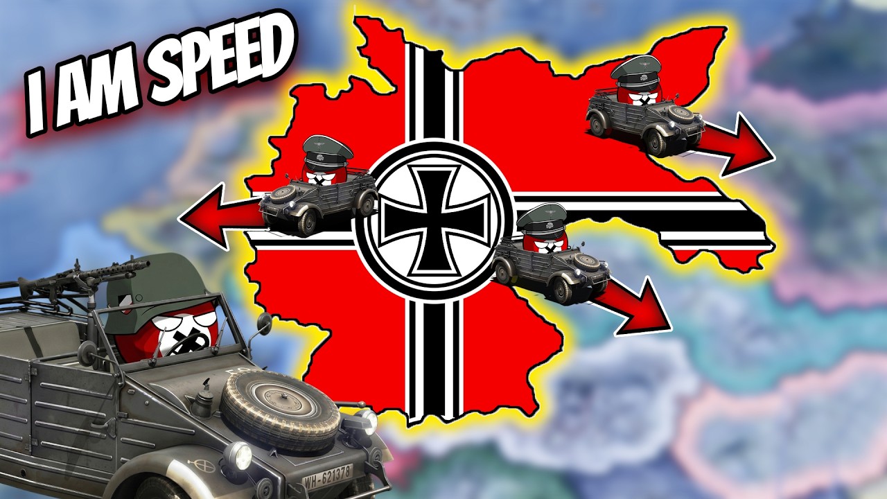 The DUMBEST CHALLENGE in HOI4: Armored Car Only Germany!