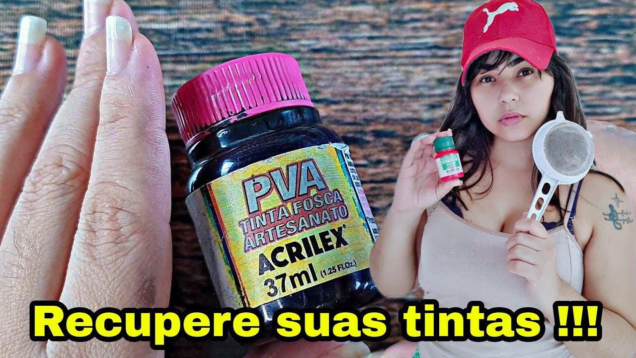COMO DILUIR TINTA PVA FOSCA/agadesivosdeunhas