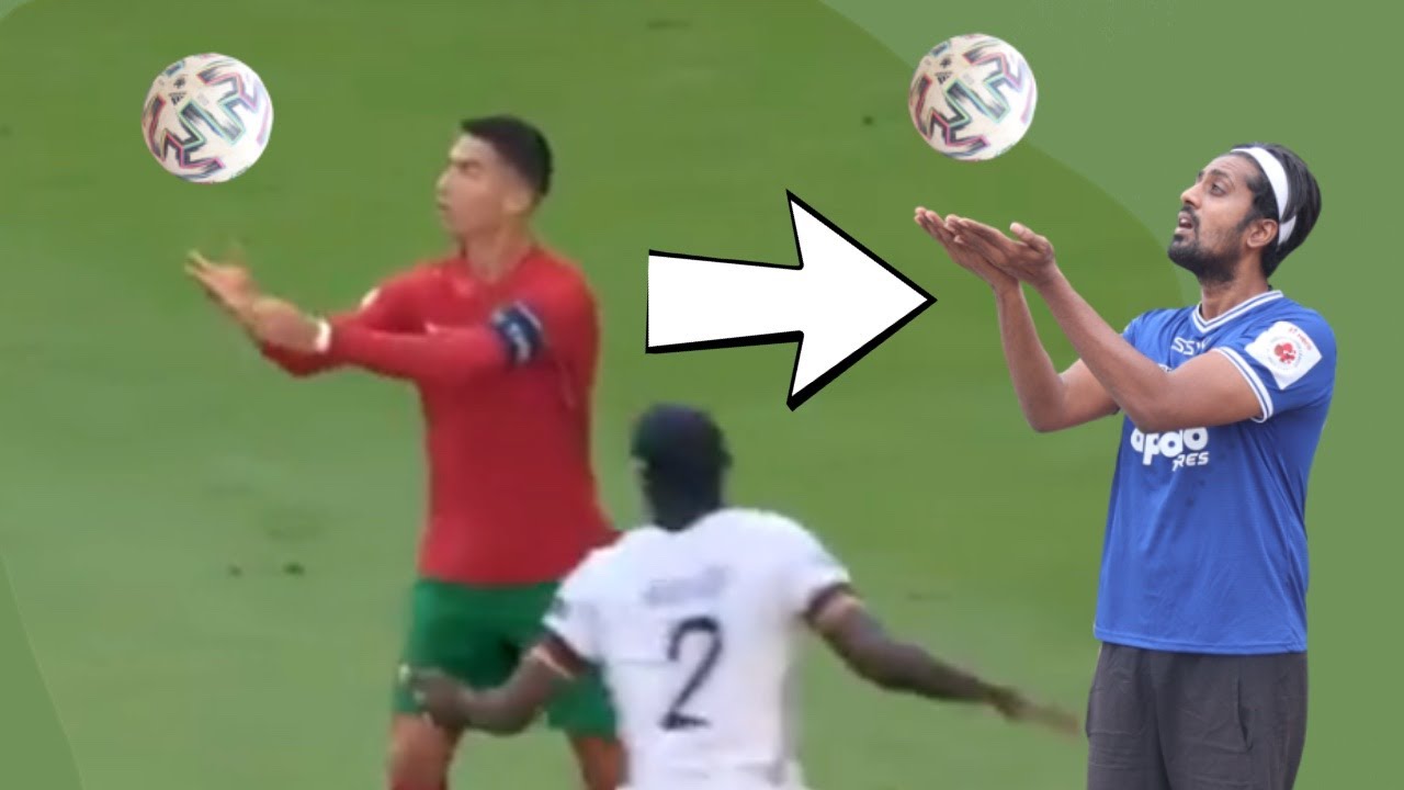 How to do Ronaldo's newly invented Skill | PRSOCCERART