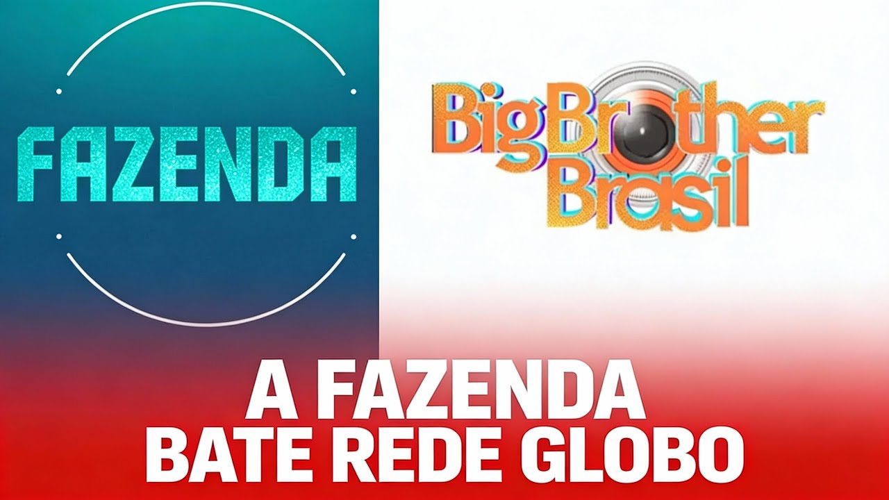 🚨IBOPE DA TV: A FAZENDA VOLTA A CRESCER E CONQUISTA A LIDERANÇA SUPERANDO ATÉ A GLOBO