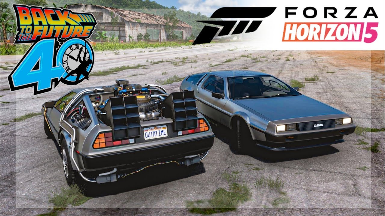Back To The Future Delorean vs DMC-12 - Forza Horizon 5!!!