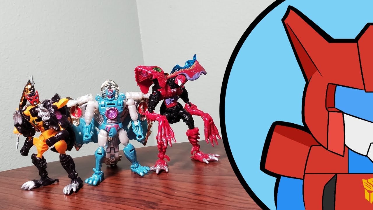 RID01 Slapper, Gas Skunk, and Dark Scream Review! | Transformers [4K]
