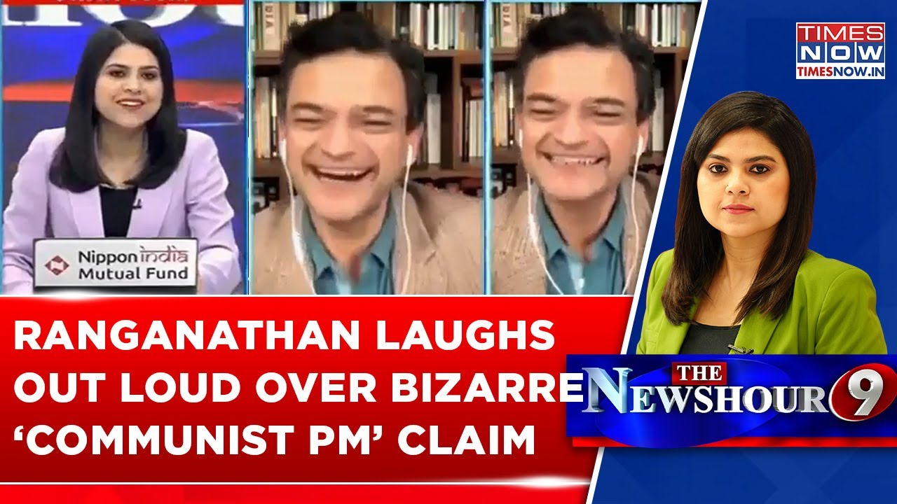 Anand Ranganathan & Host Laugh Out Loud After Vivek Srivastava Makes Bizarre 'Communist PM' Claim