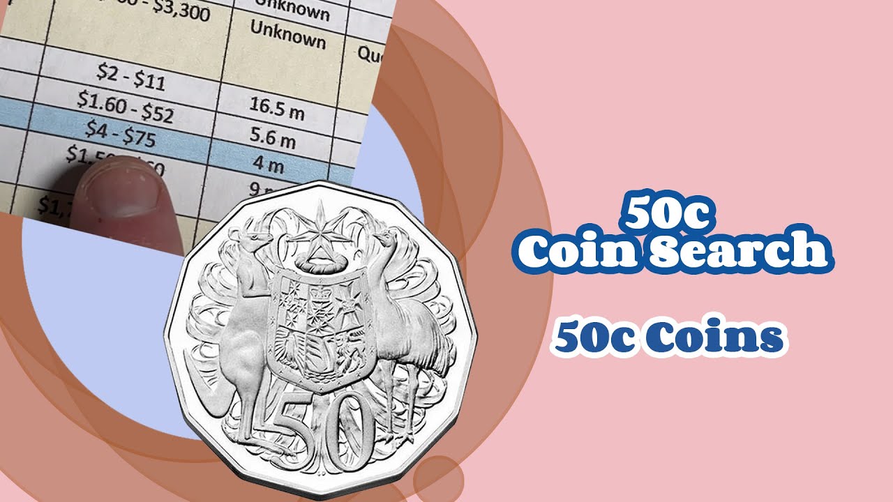 50c Coin Search A Great Place To Start Coin Collecting Because Of The Range Of Designs! (50c Coins)
