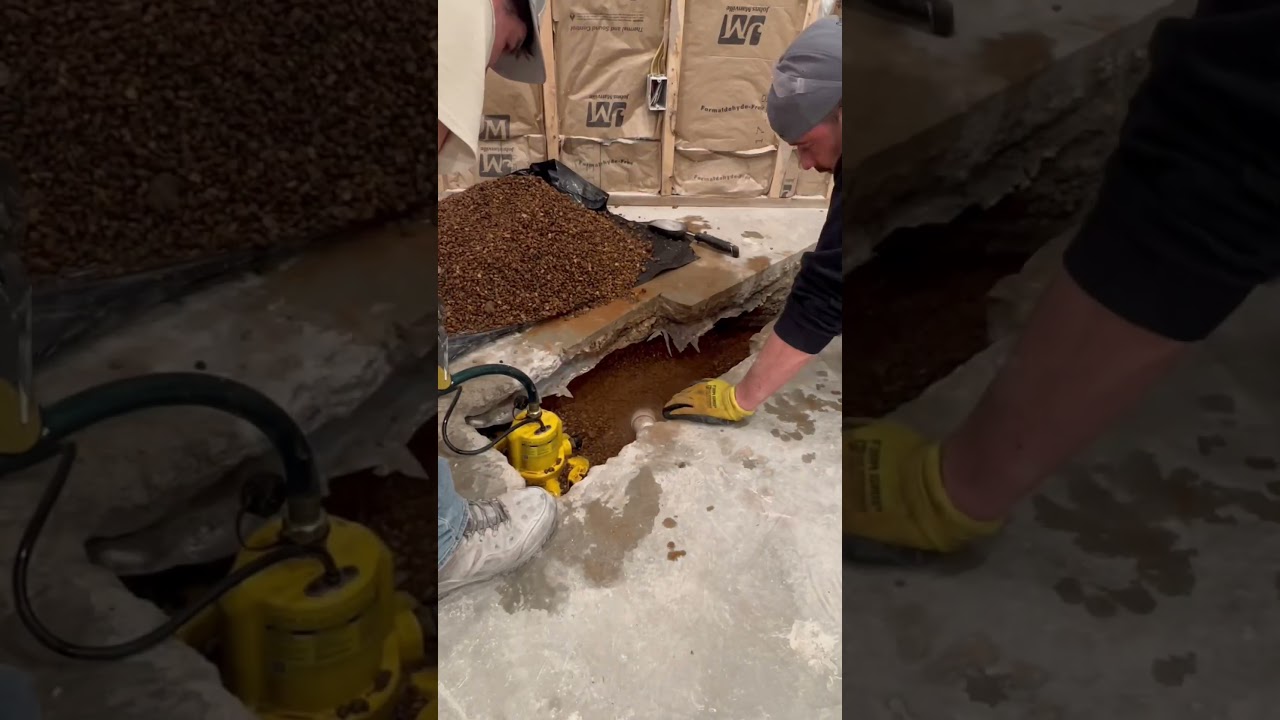 Relocating water/drain ￼pipes