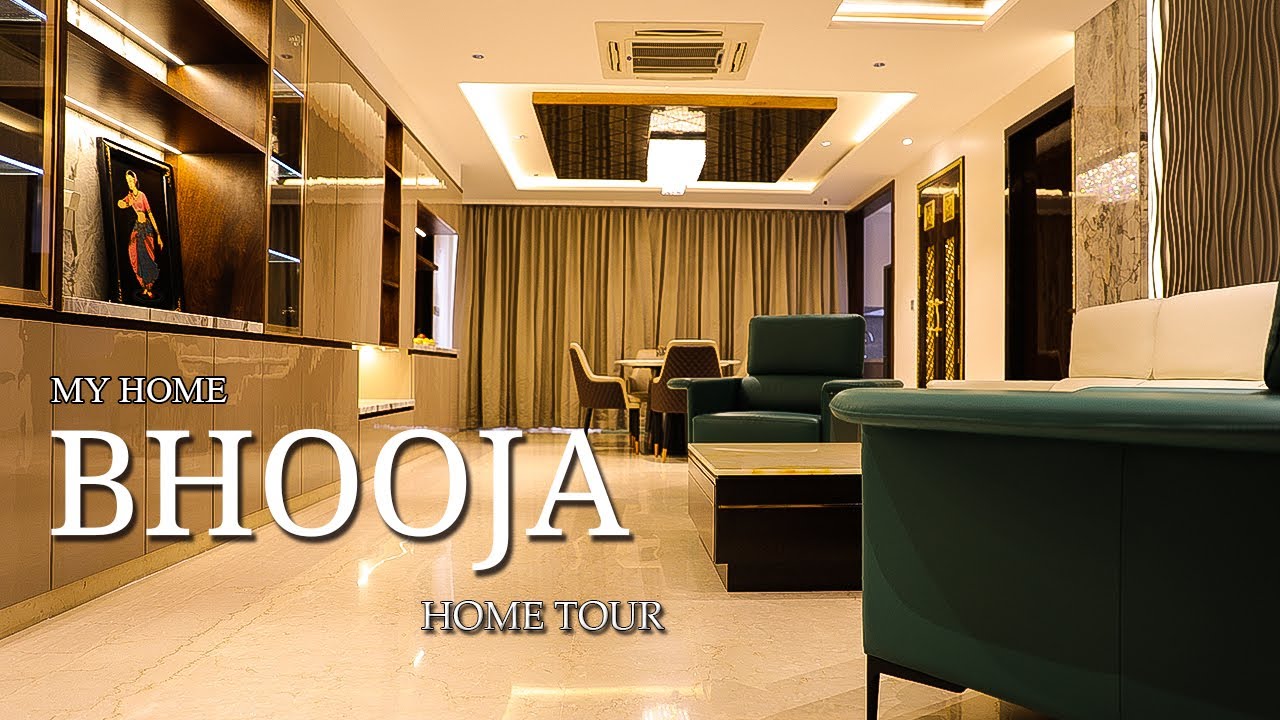 My Home Bhooja Luxury Interiors of 4BHK Flat | My Home Bhooja Home Tour | Pushpa Interiors