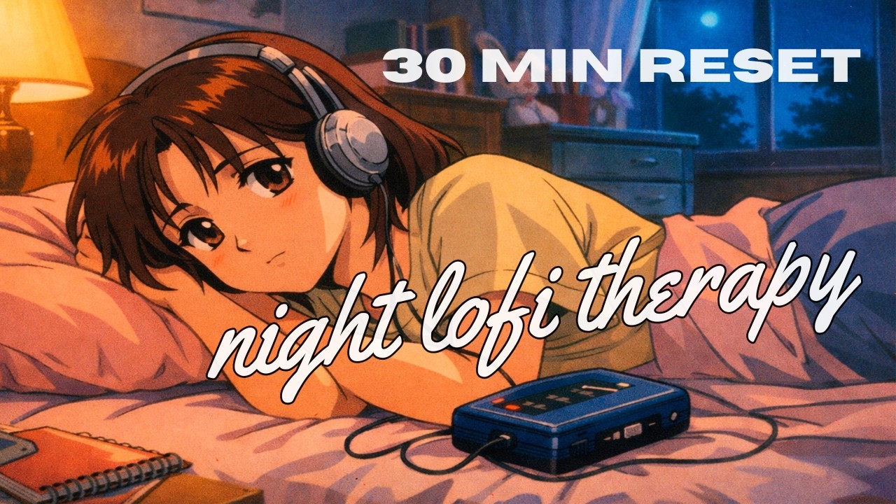 lofi night therapy | 30 minutes to calm your mind