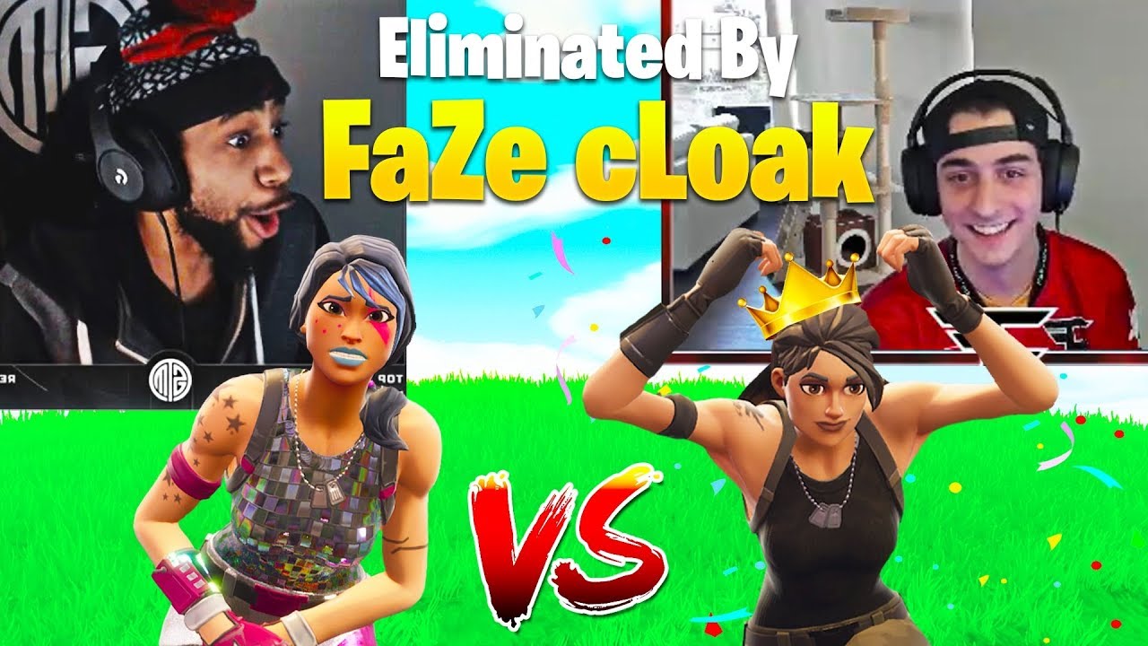 TSM Daequan vs FaZe cLoak 1v1 Public Match! (Both POV + Reaction)
