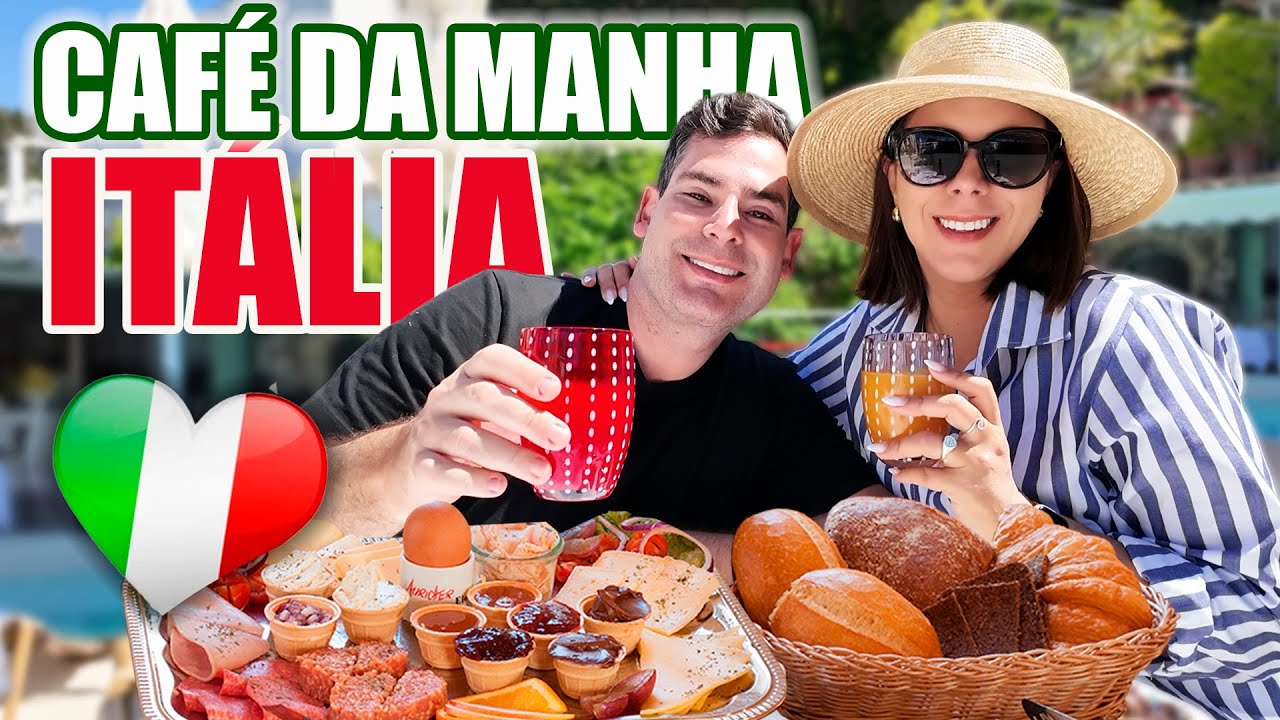 Café da Manhã Completo na Itália 🇮🇹 Tem Nutella?