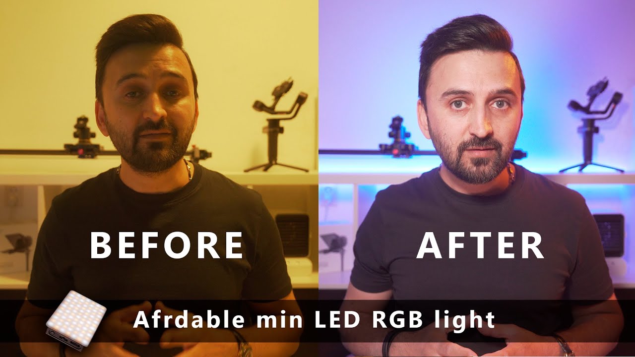 Маленький портативный мини-светильник RGB для видео и фотосъемки (Ulanzi VL 120 RGB)