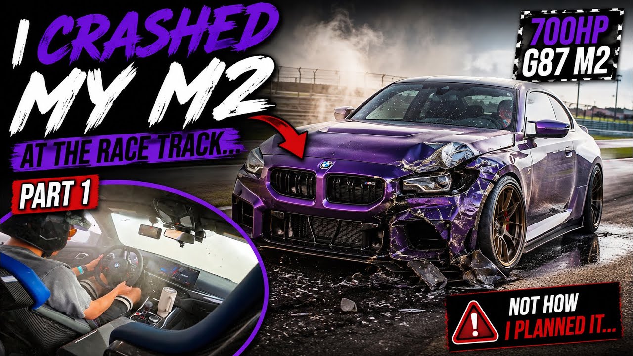 I CRASHED My 700HP G87 M2 at the Race Track&hellip; 💥 | Part 1