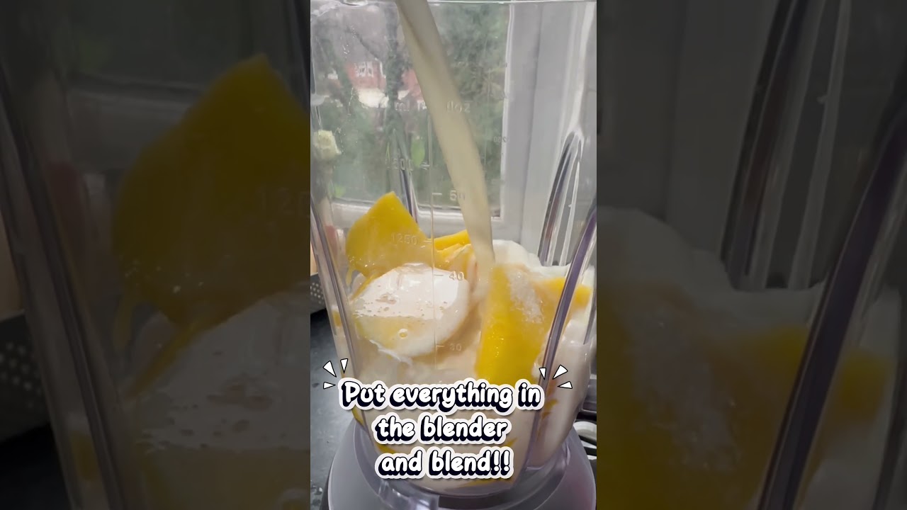 Let’s make mango shake 