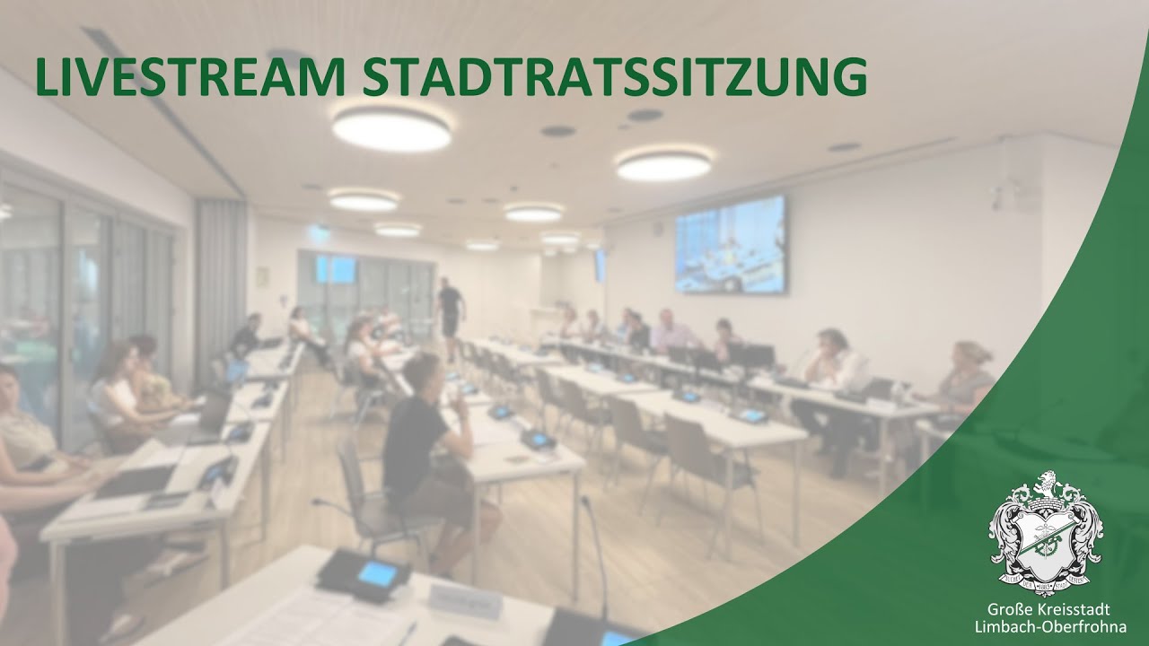 Livestream Stadtratssitzung Limbach-Oberfrohna 5. Mai 2025