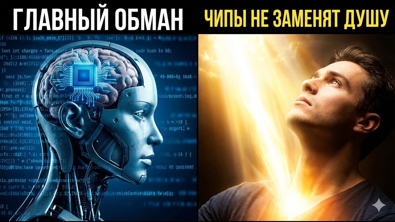 Главный обман 21 века: Почему чипы НИКОГДА не заменят ДУШУ 🧠❌