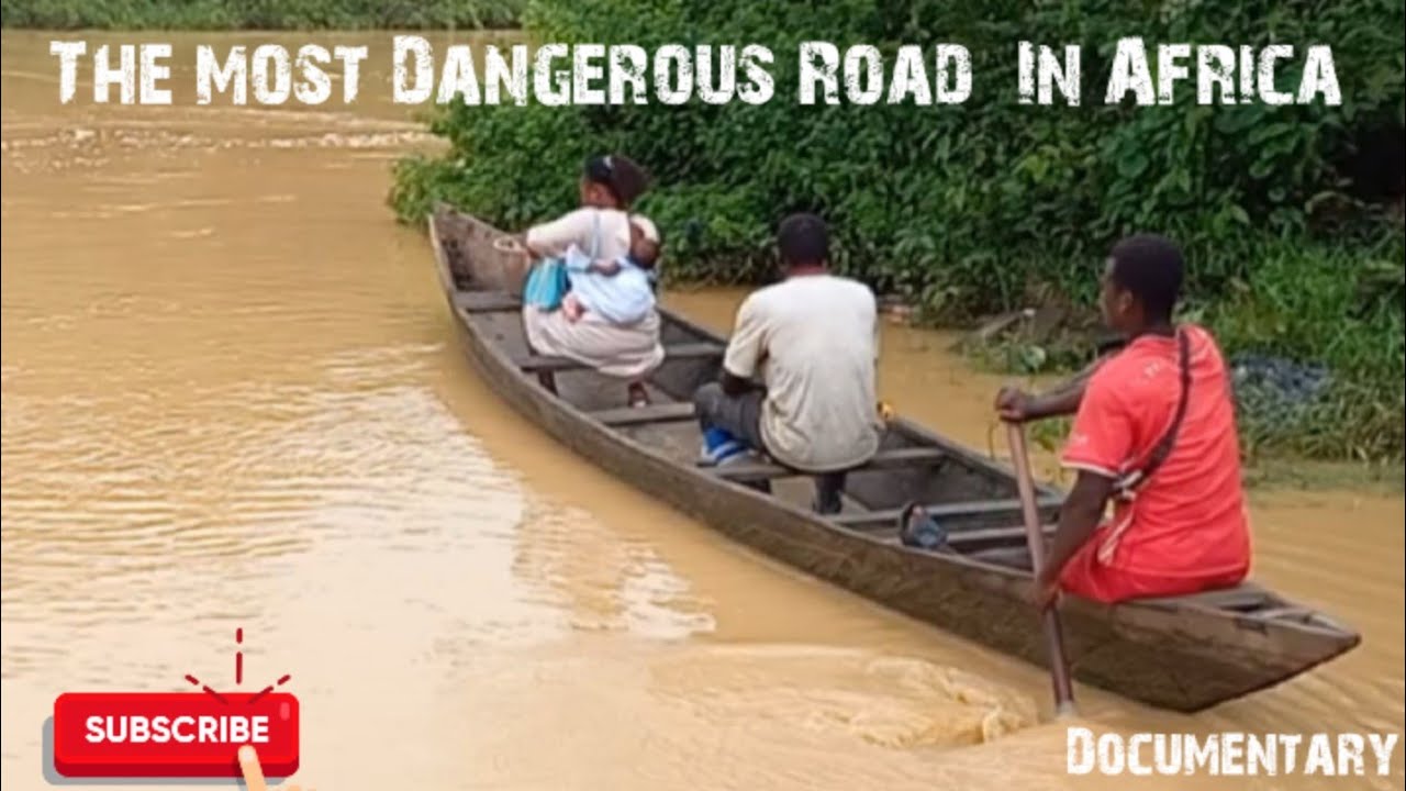 Deadliest Road | Tropical rain forest Village|Bad roads to coacoVillages|Ghana Africa.