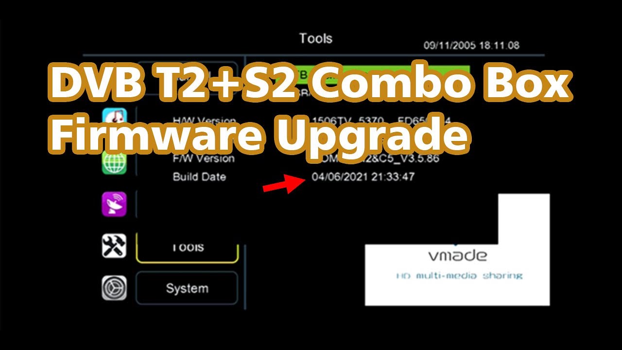 DVB T2+S2 Combo Box | Firmware Upgrade