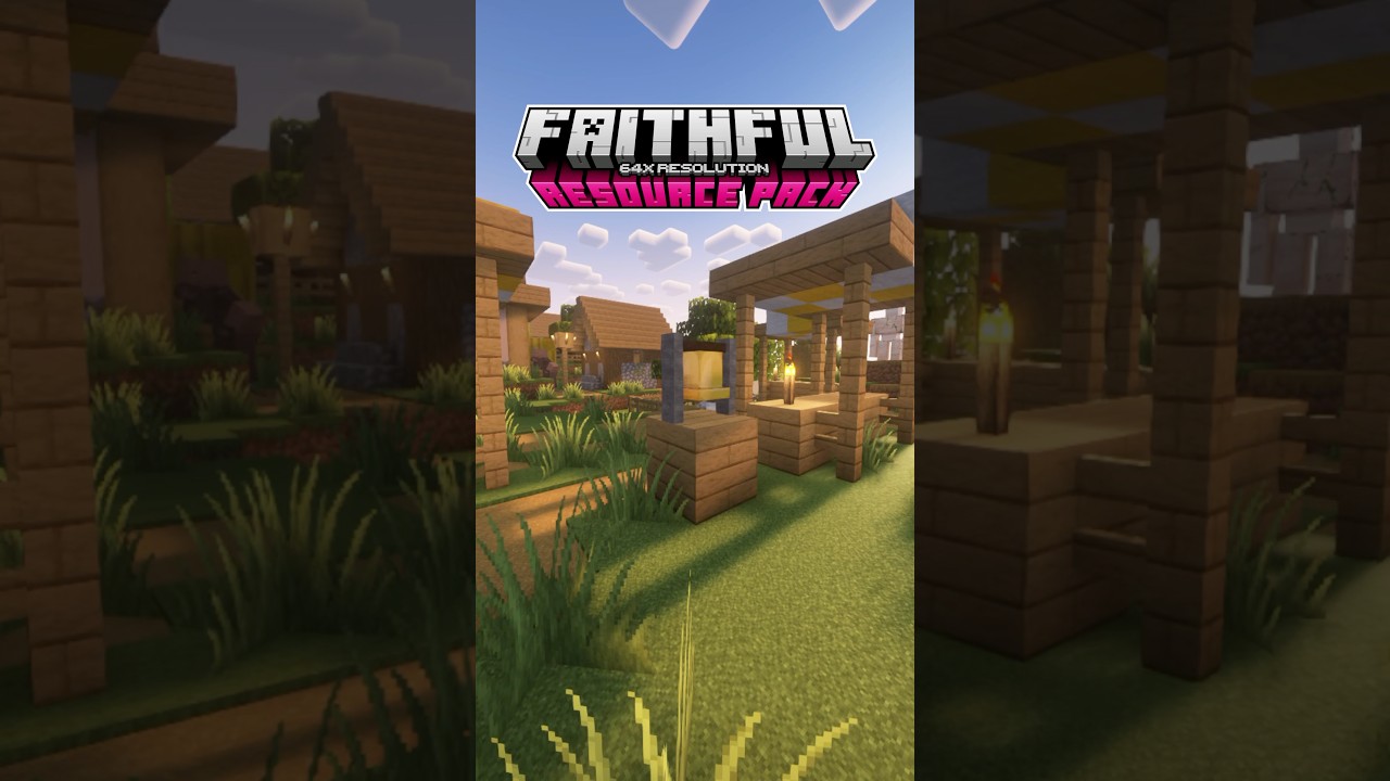 Faithful 64x Resource Pack - Minecraft Java #Minecraft #minecraftjava #minecrafter #minecraftshorts