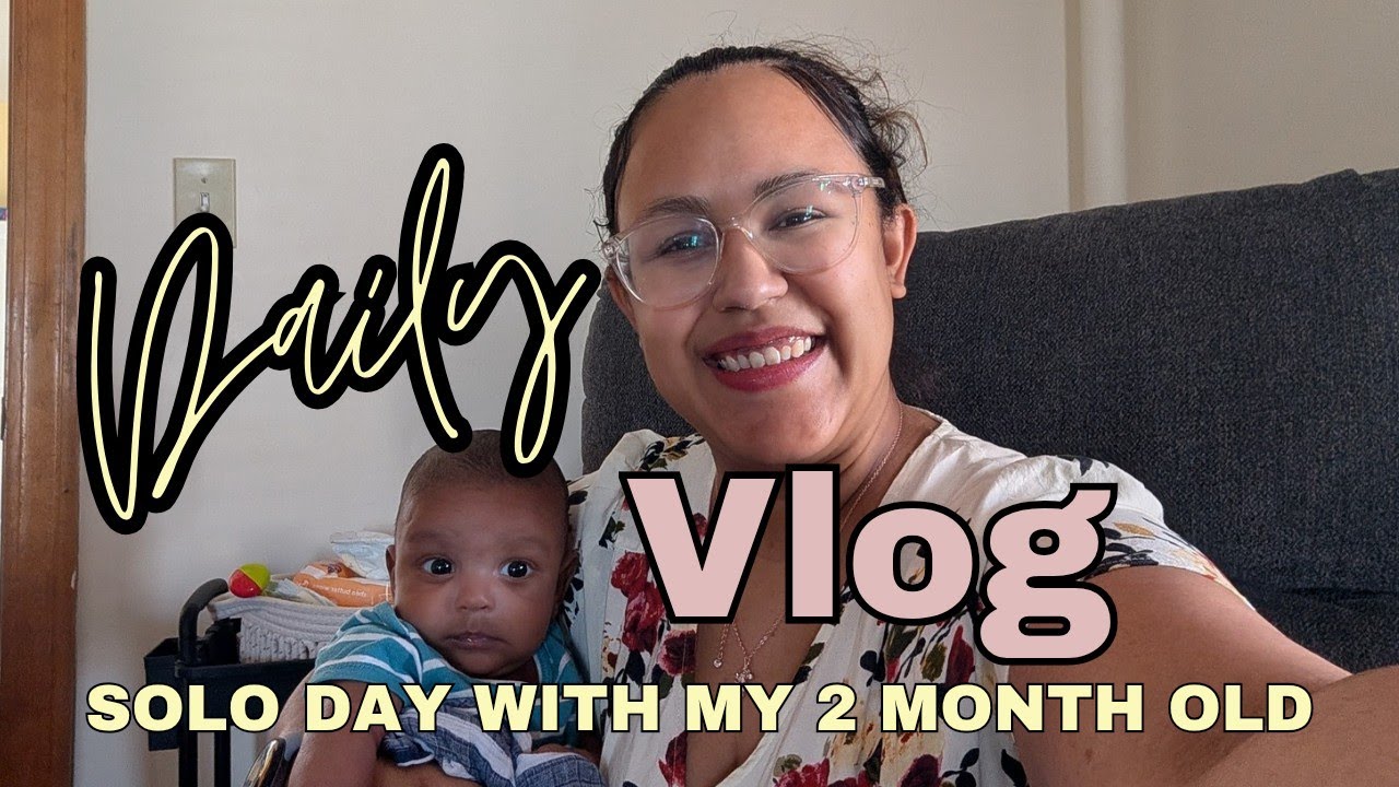 SOLO DAY IN THE LIFE WITH A 2 MONTH OLD | CHRISTIAN MOM OF 3