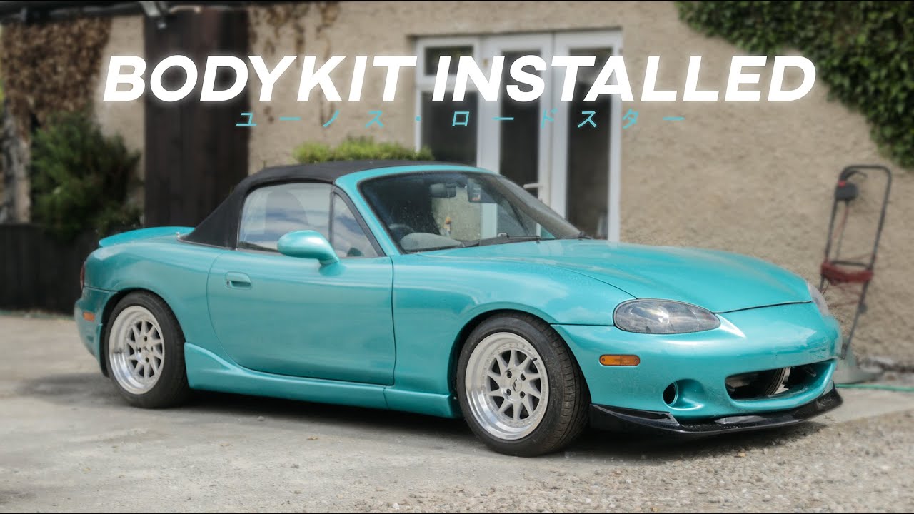 Bodykit Installed On the Miata Build !!