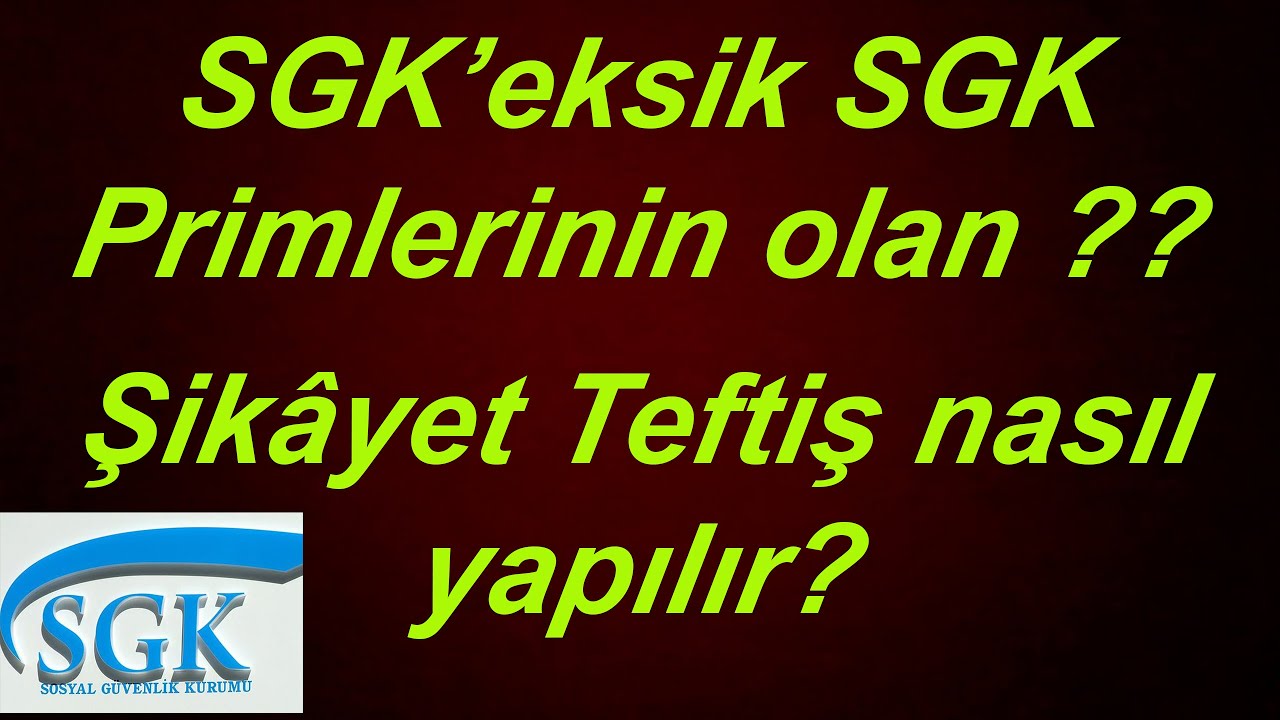 SGK PRİMLERİNİN EKSİK YATMASI HALİNDE İŞ&Ccedil;İNİN YAPMASI GEREKENLER VE HAKLARI NELERDİR