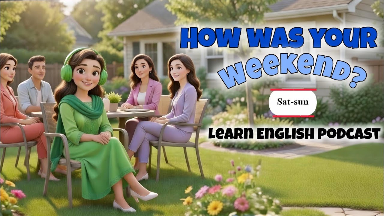 English Conversation Practice for Beginners | Talk About Your Weekend Naturally