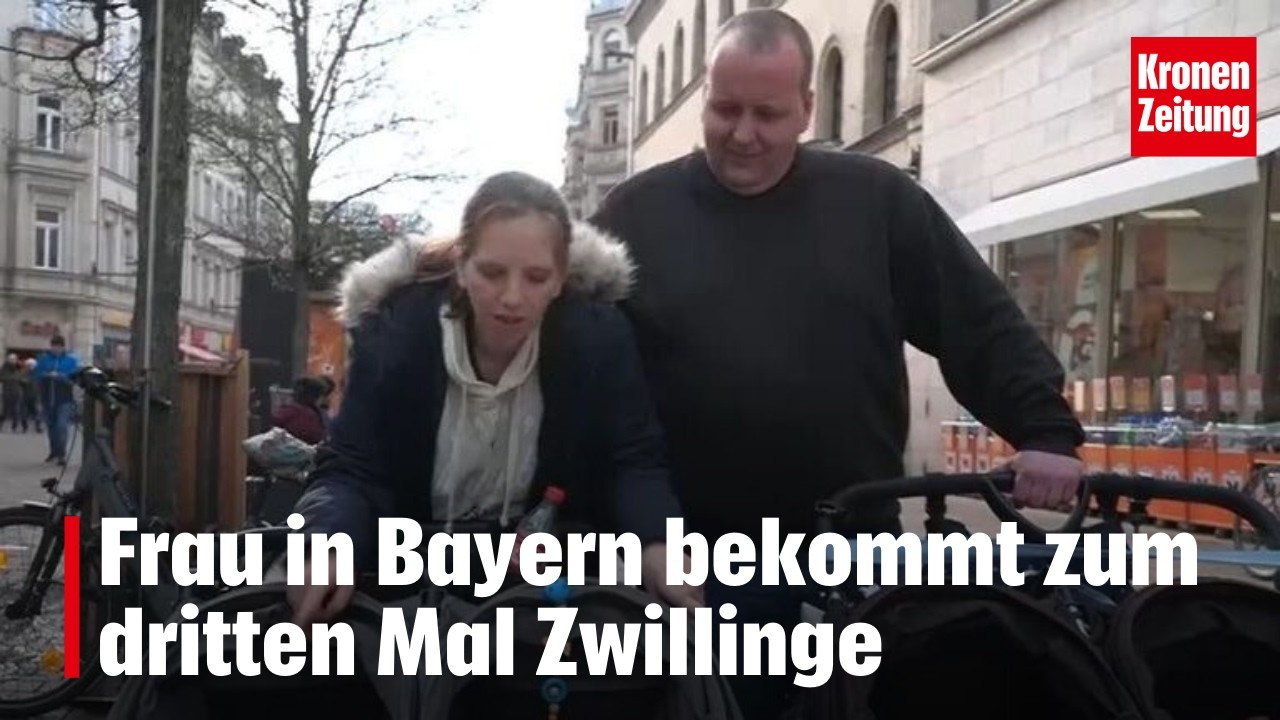 Frau in Bayern bekommt zum dritten Mal Zwillinge | krone.tv NEWS