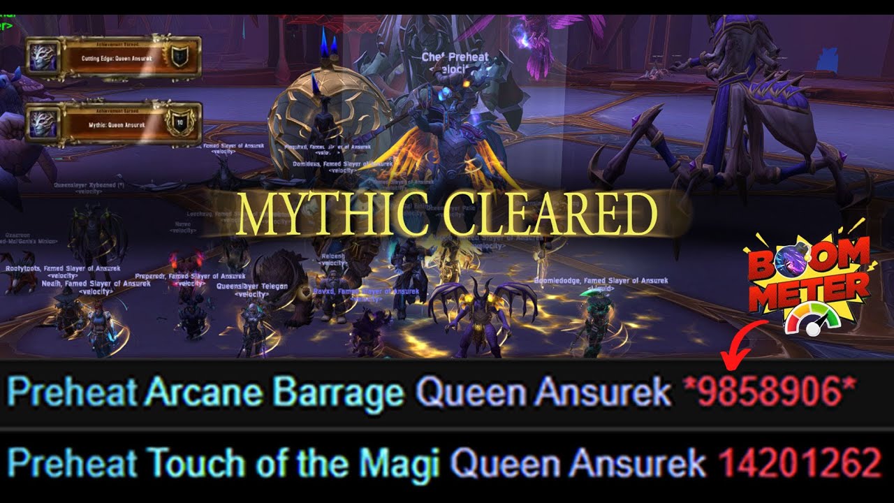 Mythic Queen Ansurek Kill: Spellslinger Arcane Mage