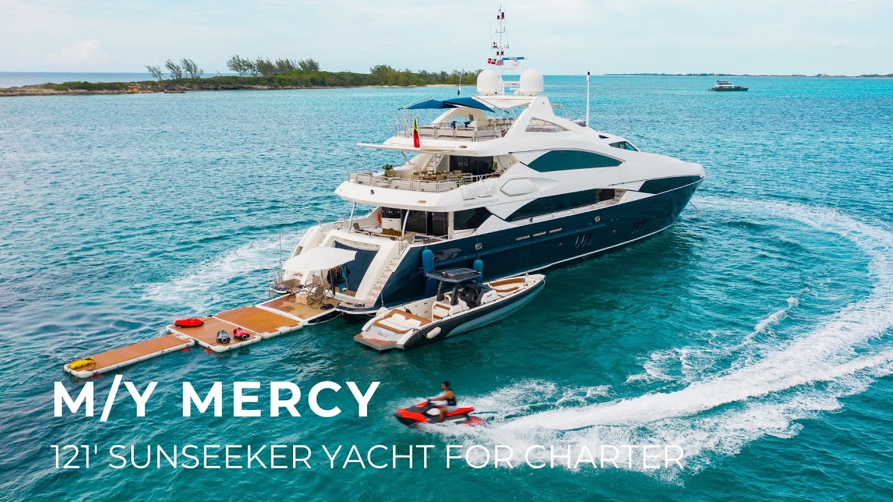 M/Y MERCY 121' Sunseeker Yacht for Charter