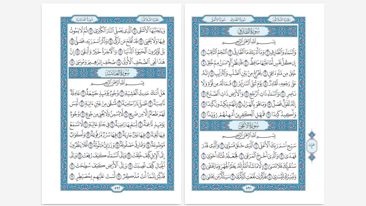 سورة الأعلى … آية ١-١٠