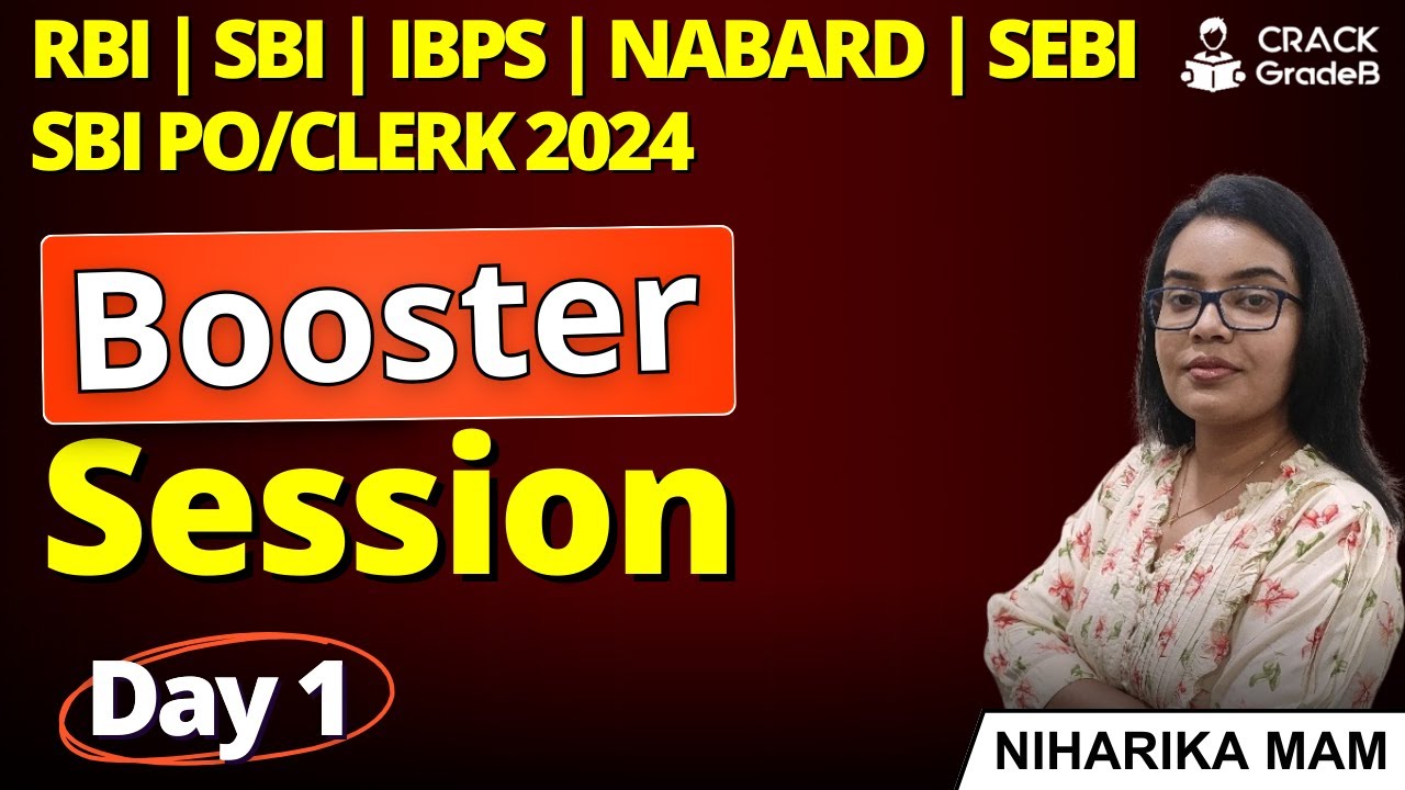 Booster Session for English - Day 1 | RBI | NABARD | SEBI | SBI
