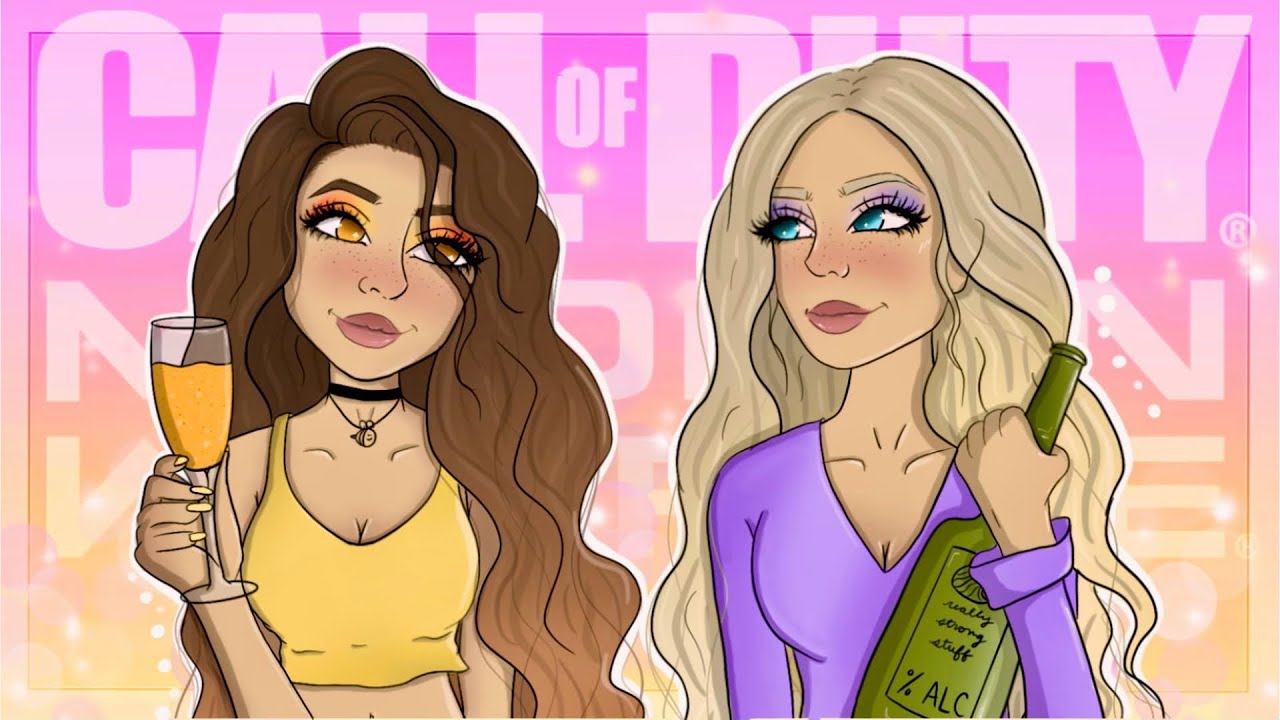 drunk girls play COD lol