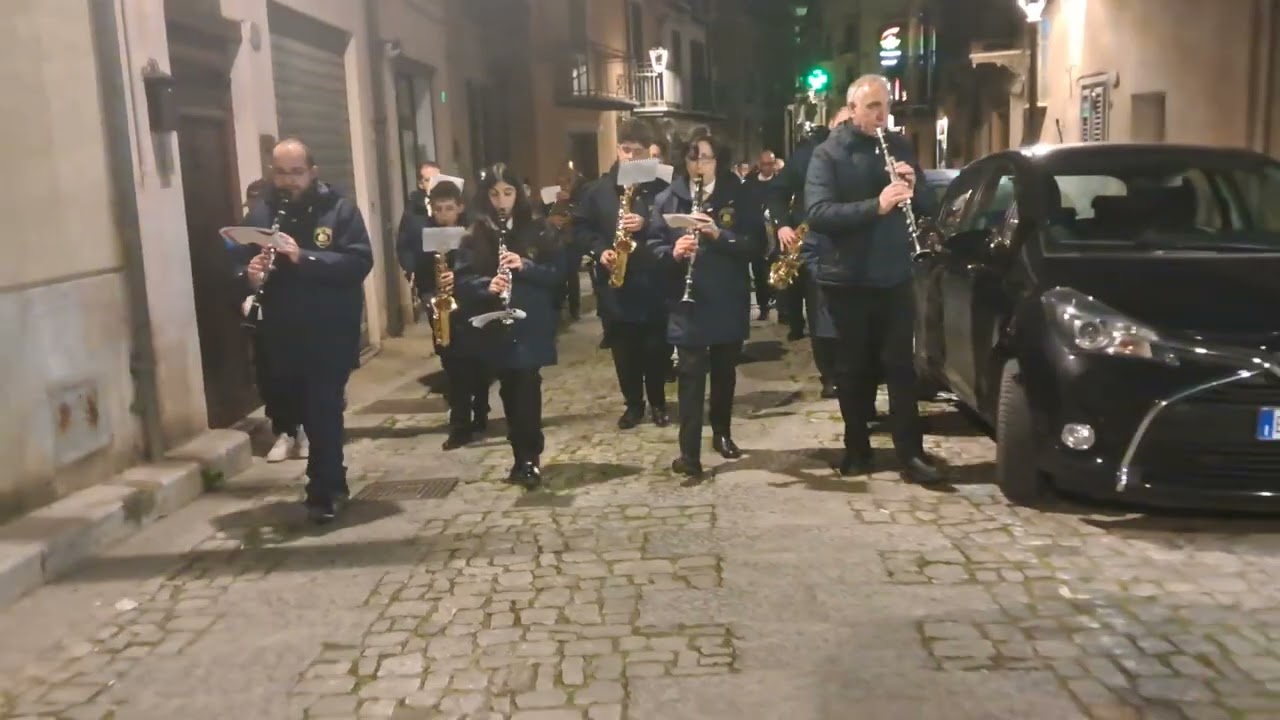 Marcia Brillante Vita Gaia suonata dalla Banda Musicale di Caltavuturo per la festa di San Giuseppe
