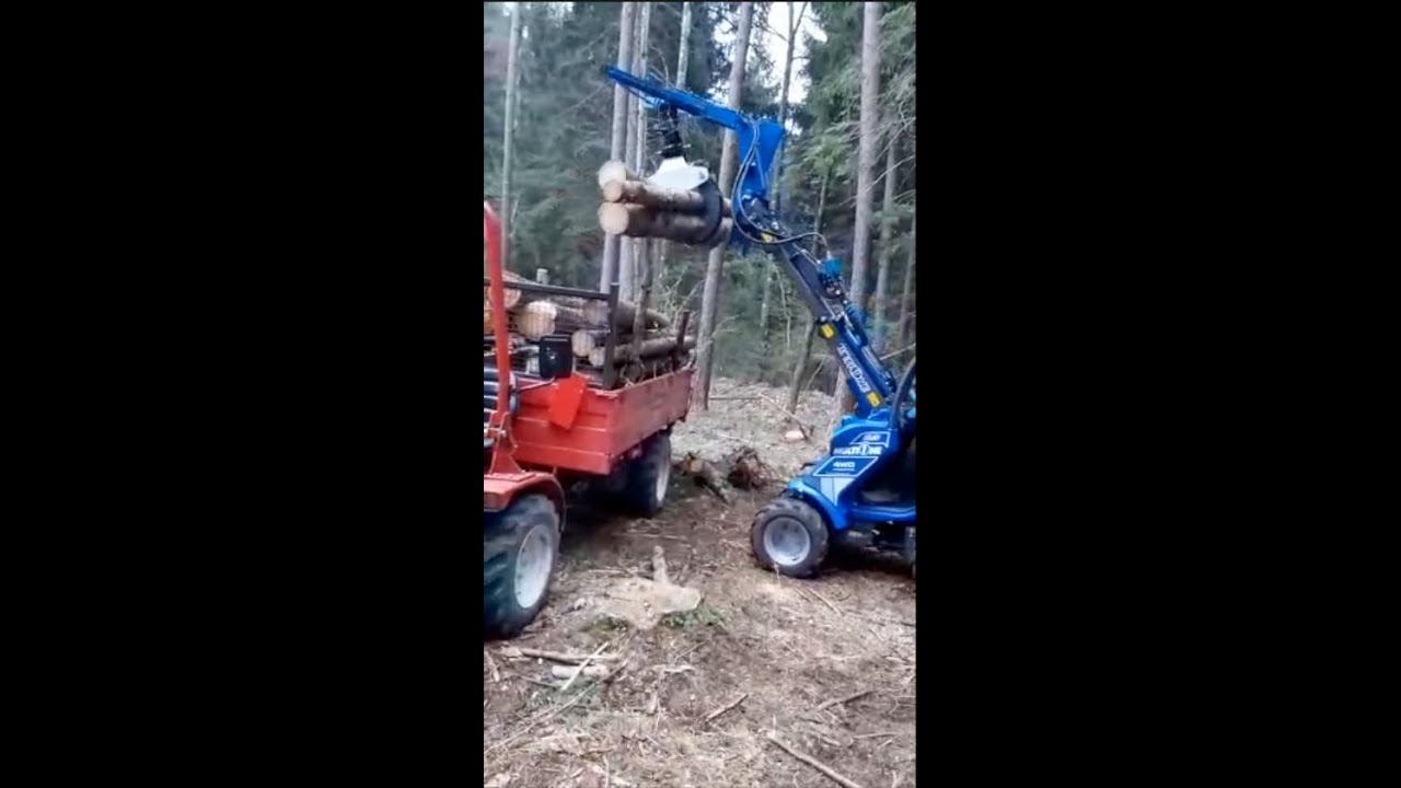 Timber Grab attachment for mini loaders MultiOne