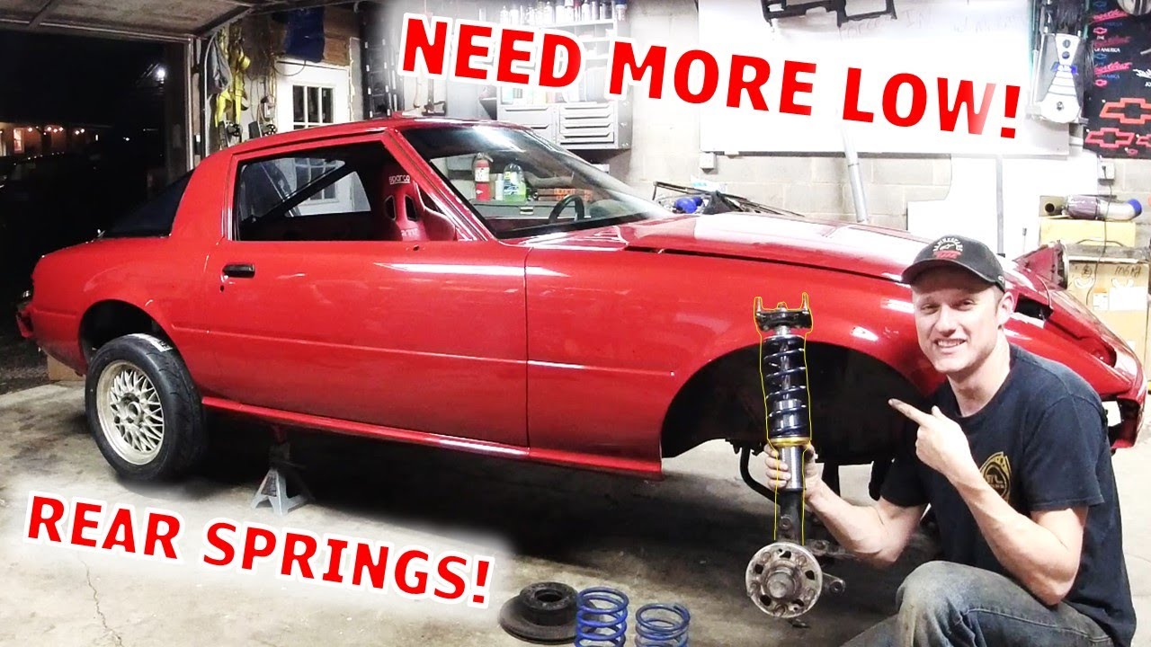 1979 RX7 Weld-On Coilover Install - RADX7 Gets LOWER