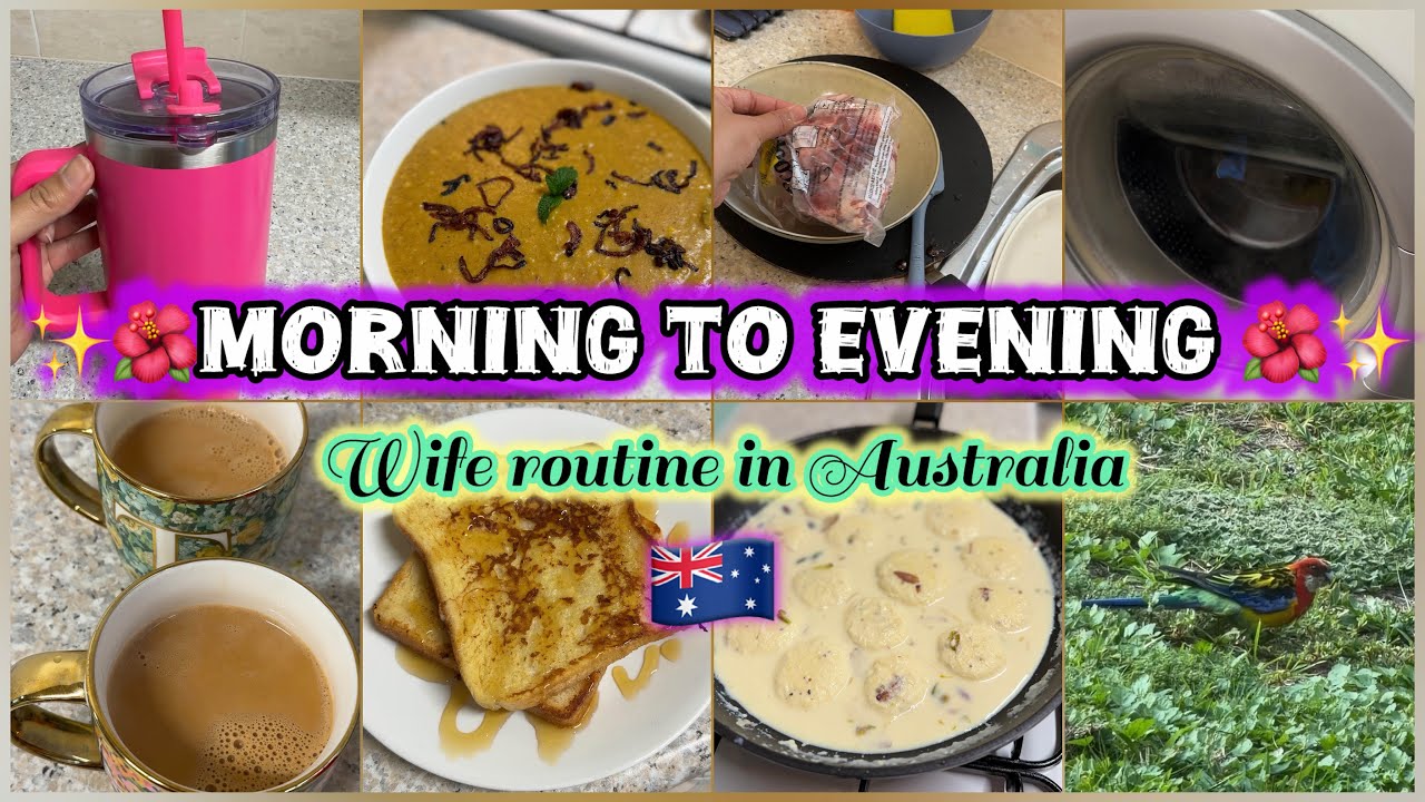 Morning to Evening Routine as a Wife in Australia 🇦🇺 | Haleem, Rasmalai & Lunch Packing Vlog