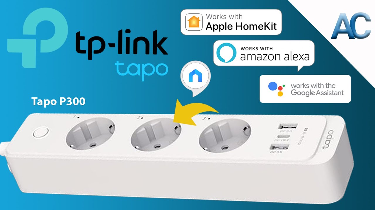 TP-Link Tapo P300 Multipresa WiFi | Funziona con Alexa, Google Assistant e anche HomeKit