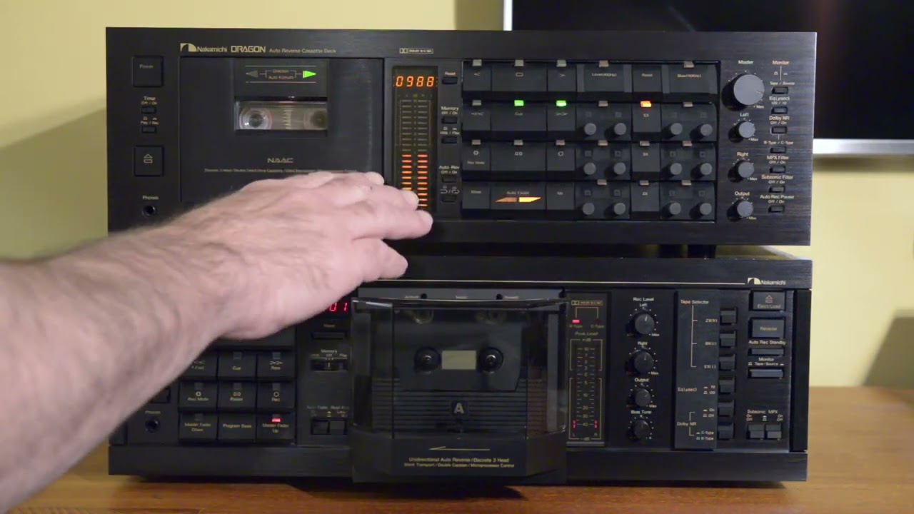 Nakamichi Dragon and RX-505 Comparison