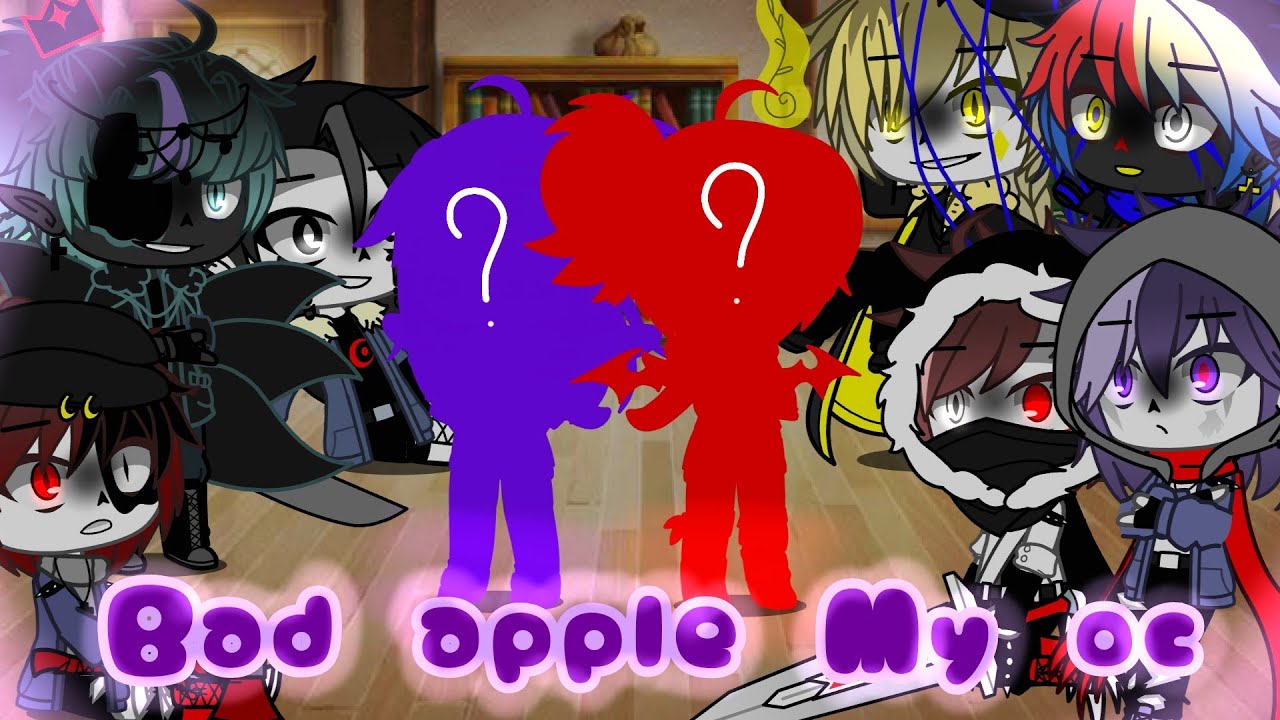 ||∆•💜♥️Sans AU's react to my Oc AU's Bad apple Sofia/Saphia♥️•∆💜||