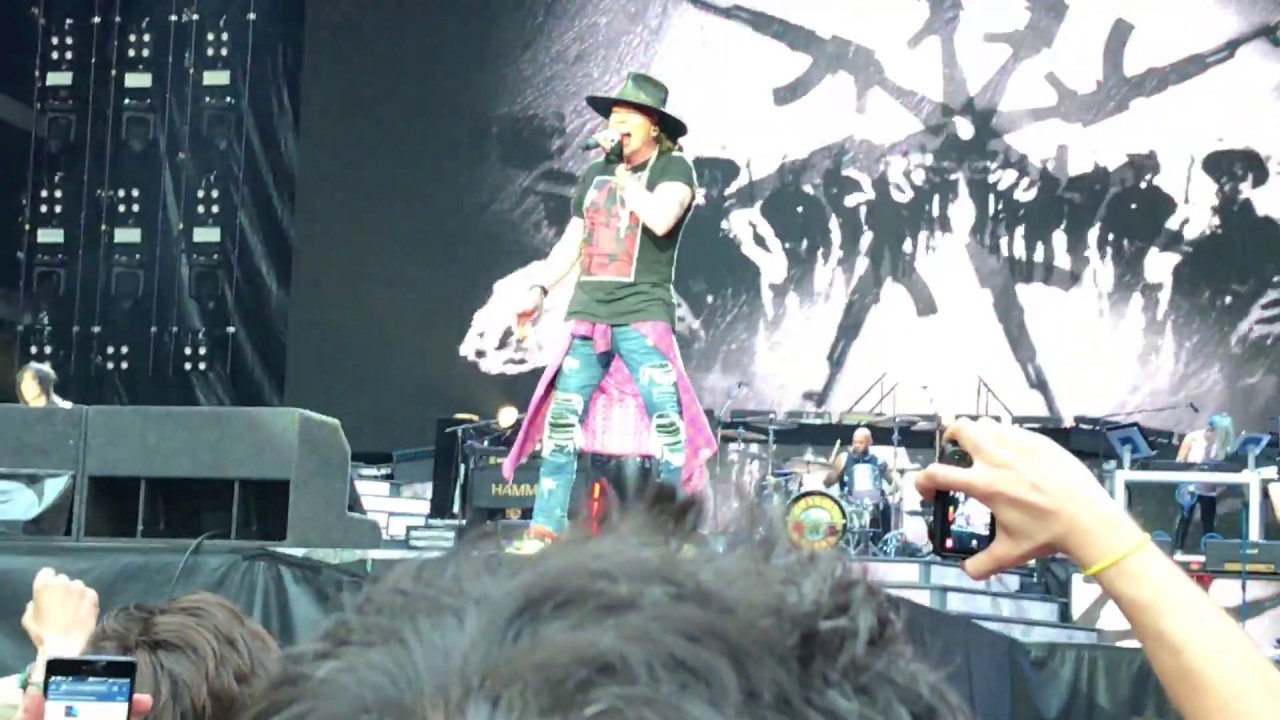 Guns N' Roses - Civil War (Live, Paris, Stade de France, 7/7/2017) HD+unsaturated sound