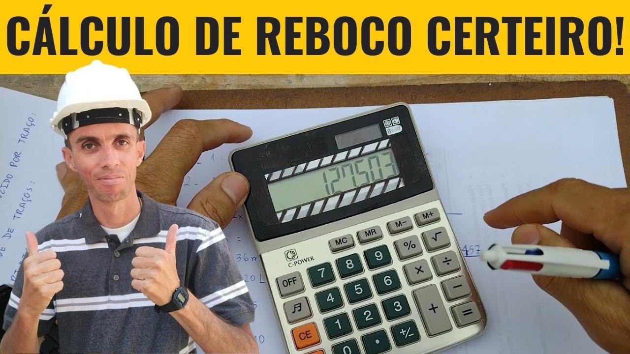 COMO CALCULAR MASSA PARA REBOCO COM FATOR DE RENDIMENTO POR TRAÇO | Quanto Rende um Traço de Reboco